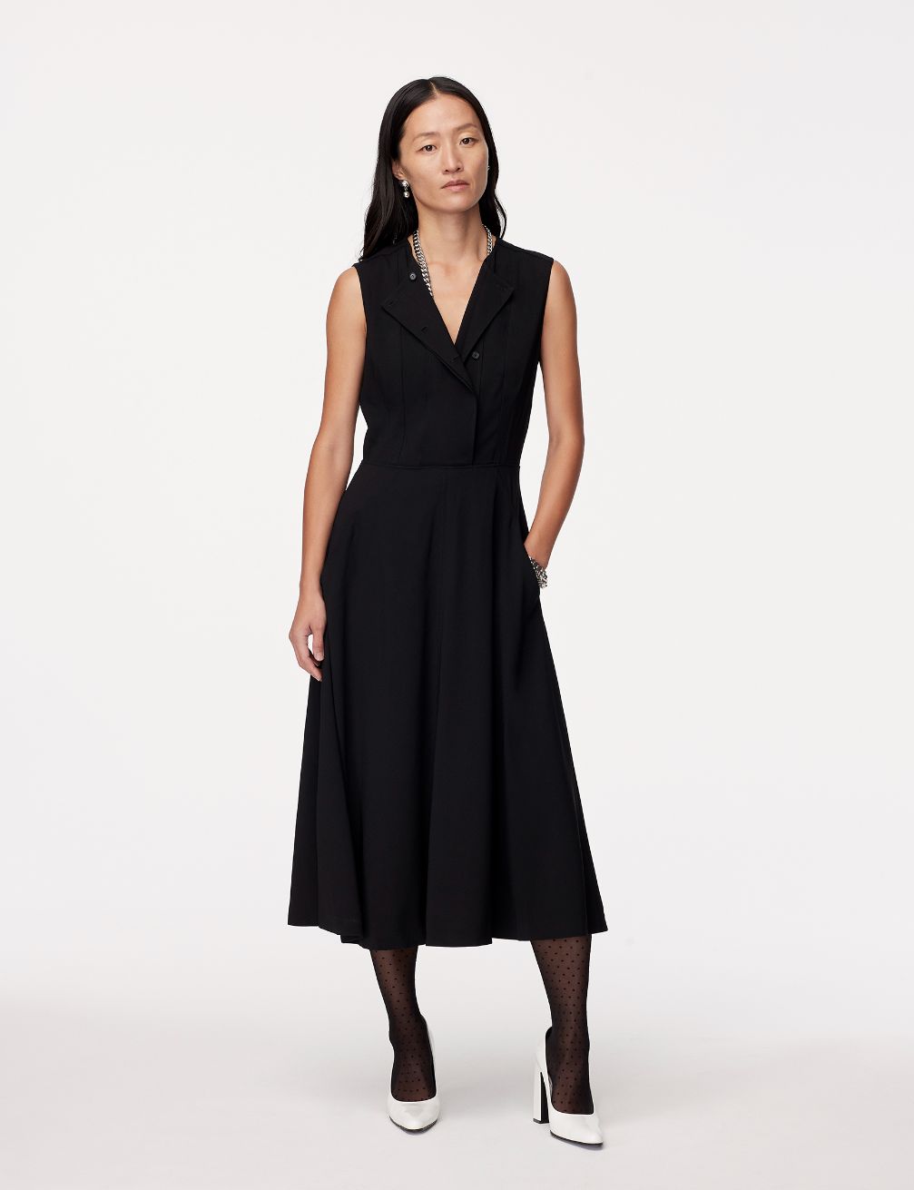 Panelled Dress - Resale | Black