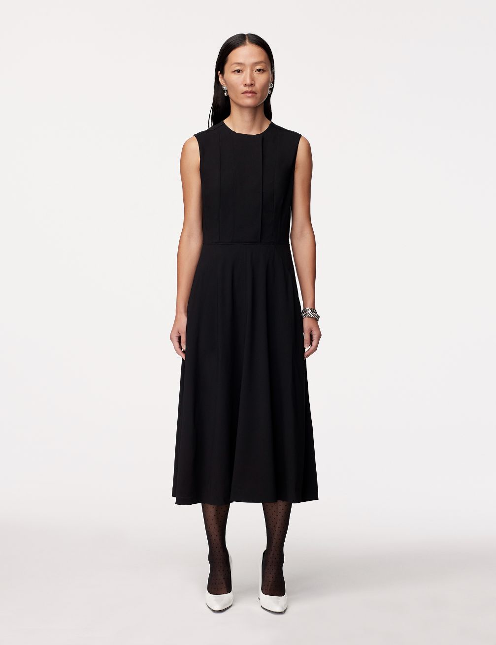 Panelled Dress - Resale | Black