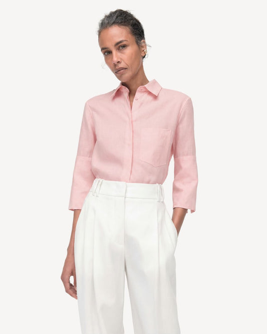 French Cuff Blouse | Quartz