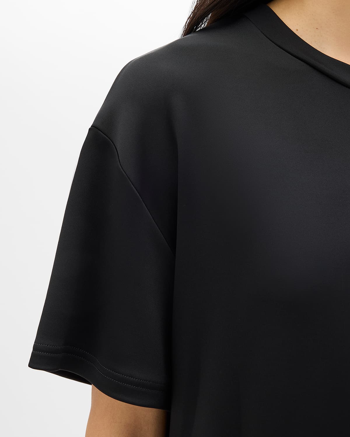Fluid Jersey Top | Black