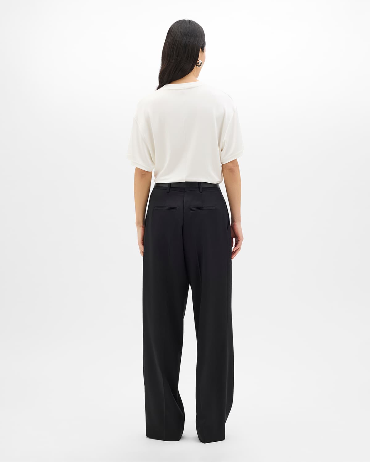 Fluid Jersey Top | Off White