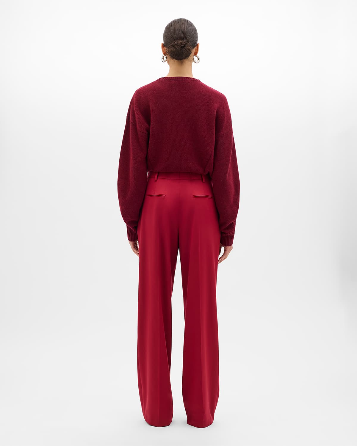 Relaxed Wide Leg Pant | Pinot Noir