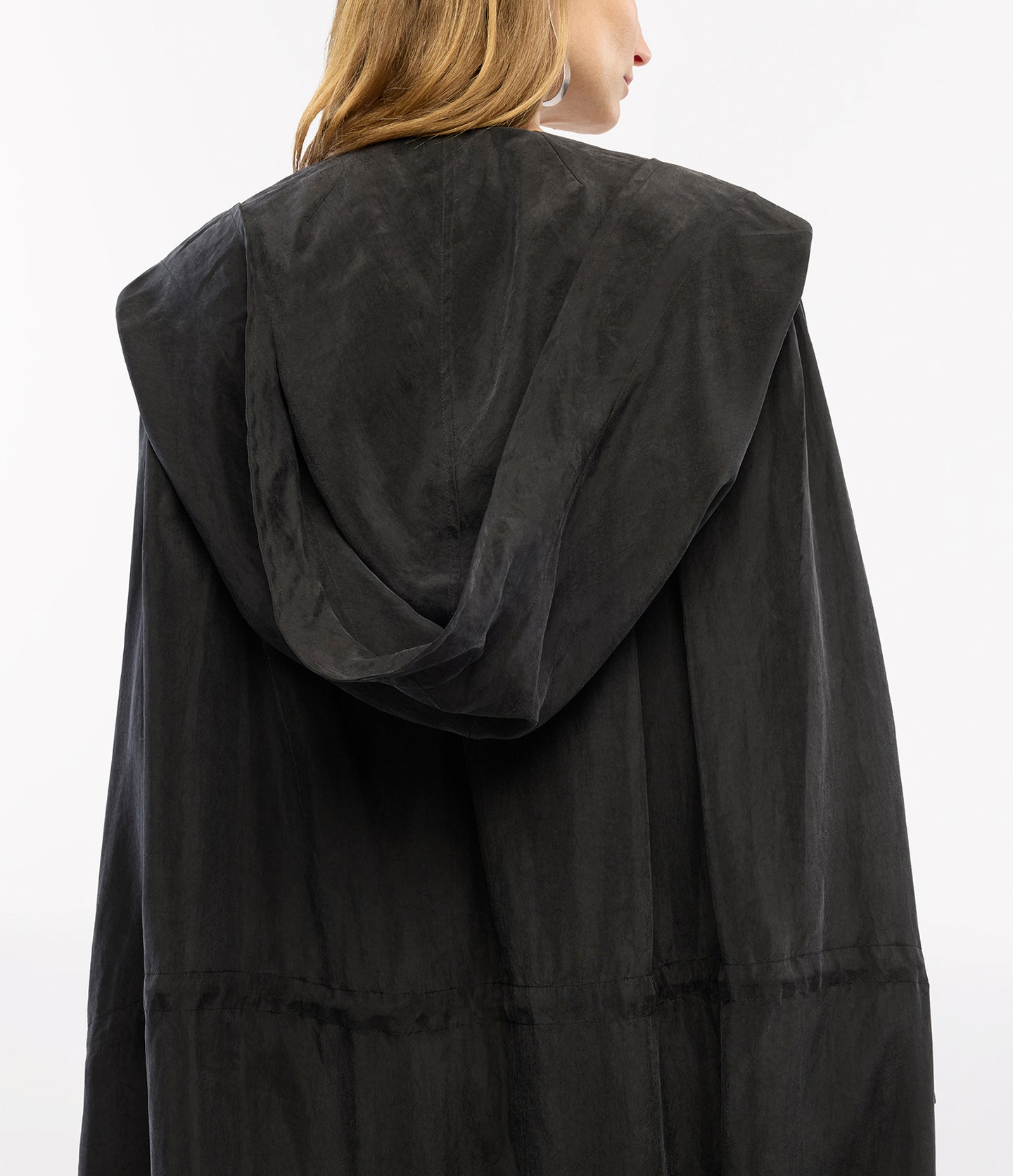 Another Tomorrow Parka in Black – Lyocell Women's Outerwear