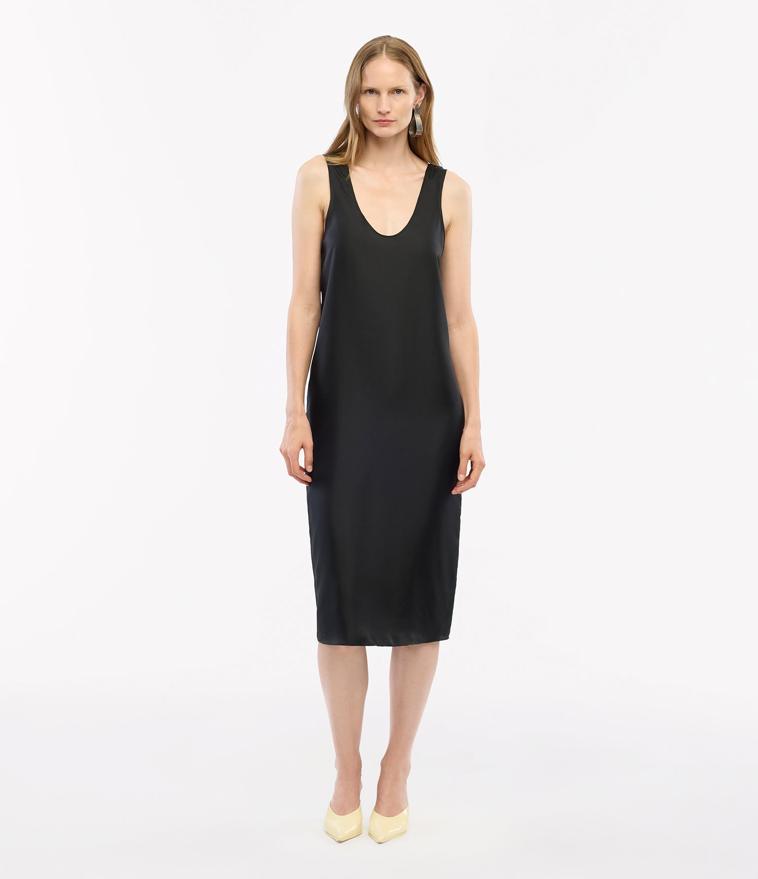 silk tank dress Another Tomorrow Silk Tank Dress