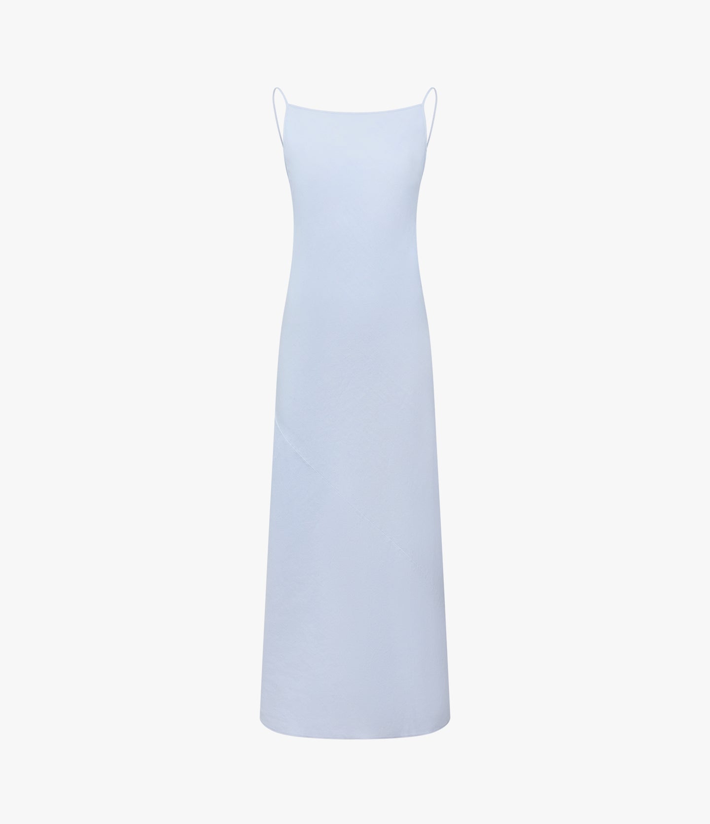 Another Tomorrow Square Neck Slip Dress in French Blue – Viscose Women's Dress