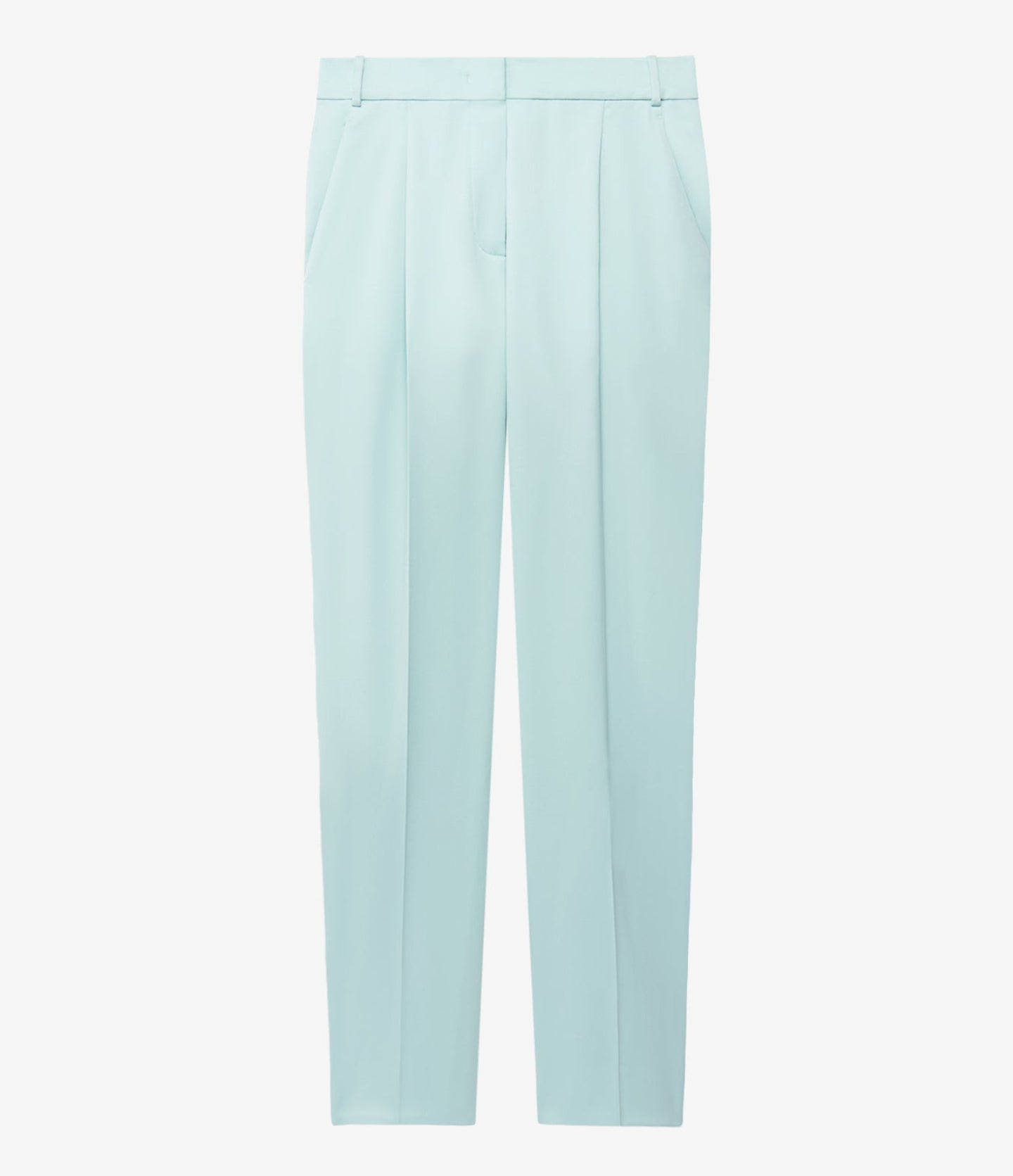 Another Tomorrow Peg Trouser in Mist – Wool Women's Trousers
