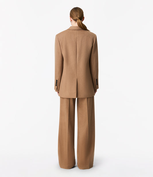Another Tomorrow Tailored Cashmere Jacket in Camel – Cashmere Women's Jacket