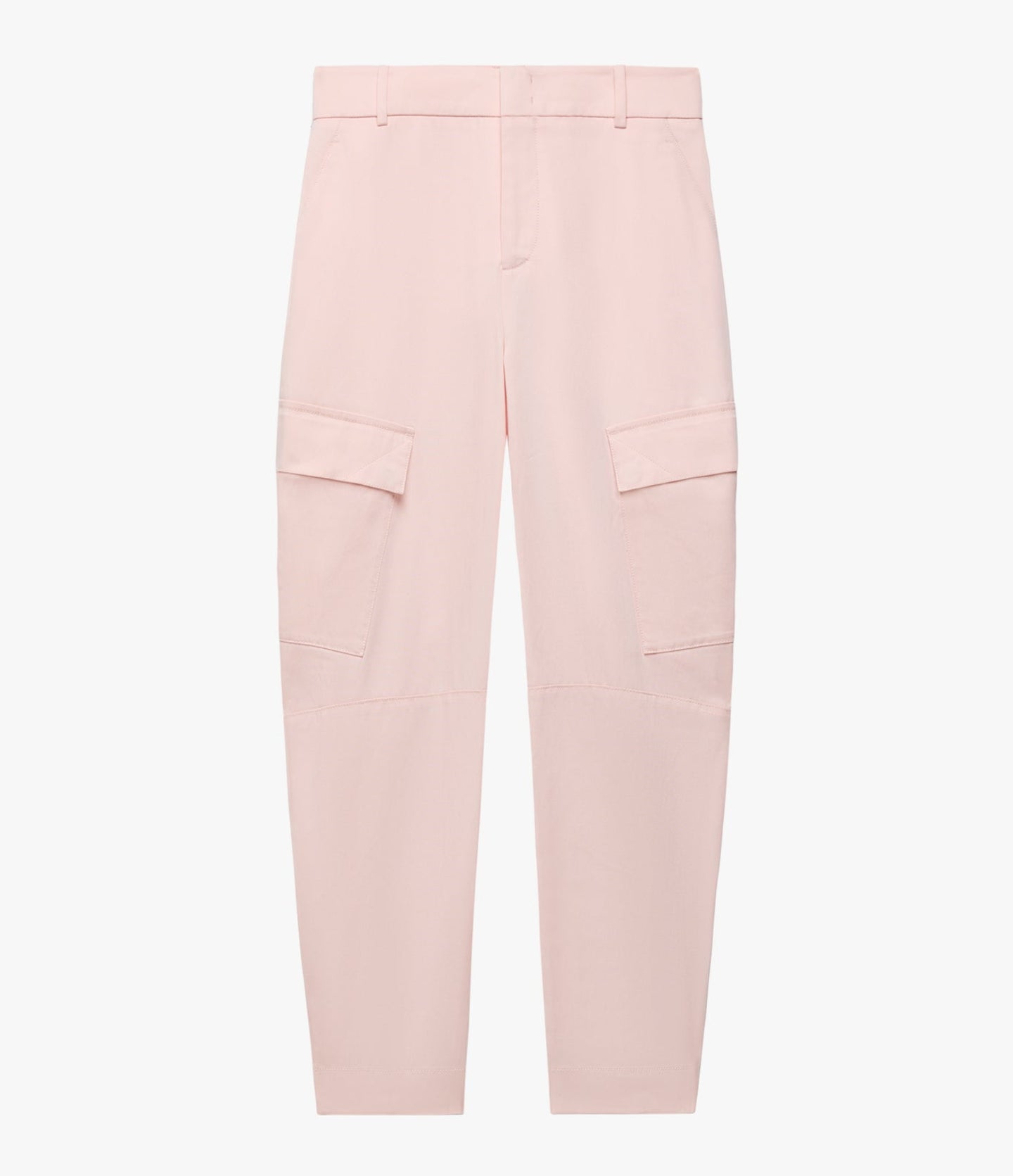 Another Tomorrow Curved Cargo Pant in Quartz – Cotton Women's Trousers