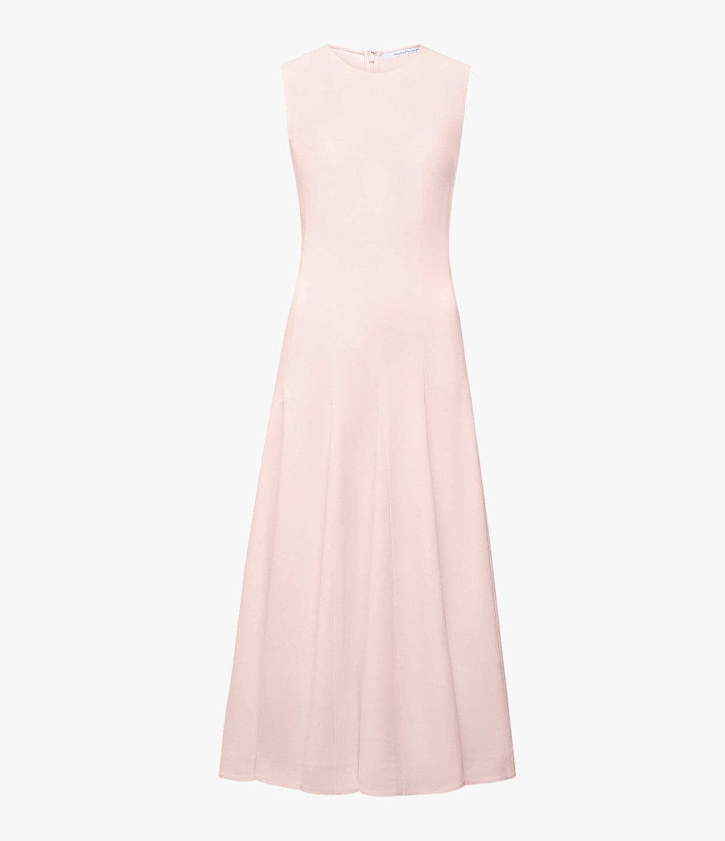 Another Tomorrow Panelled Flare Dress in Quartz – Crêpe Women's Dress