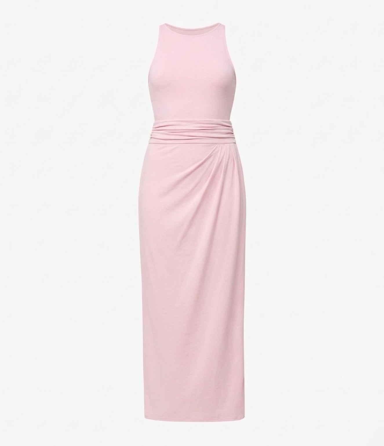 Another Tomorrow Sarong Tie Dress in Quartz – Cotton Women's Dress