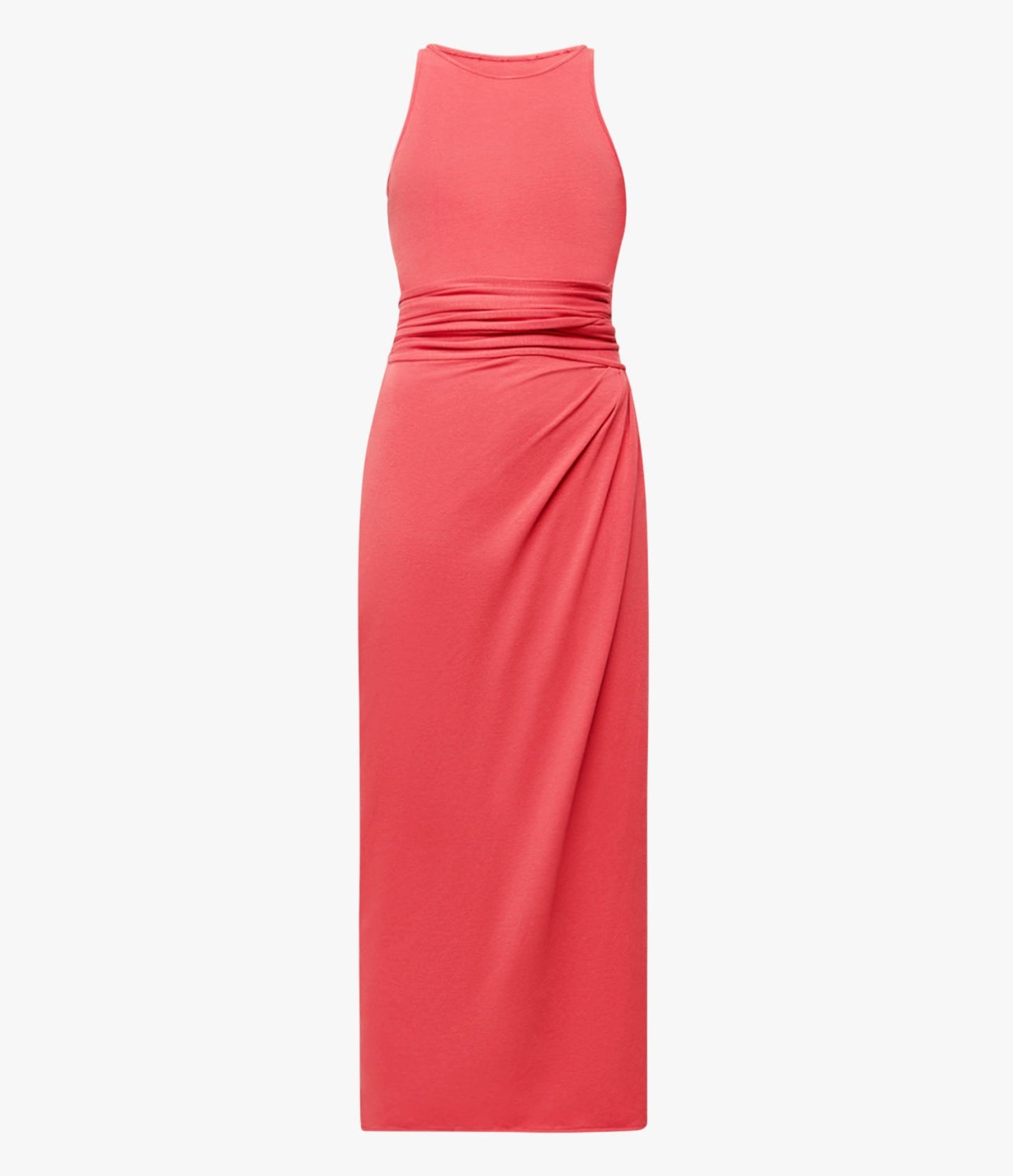 Another Tomorrow Sarong Tie Dress in Rhubarb – Cotton Women's Dress
