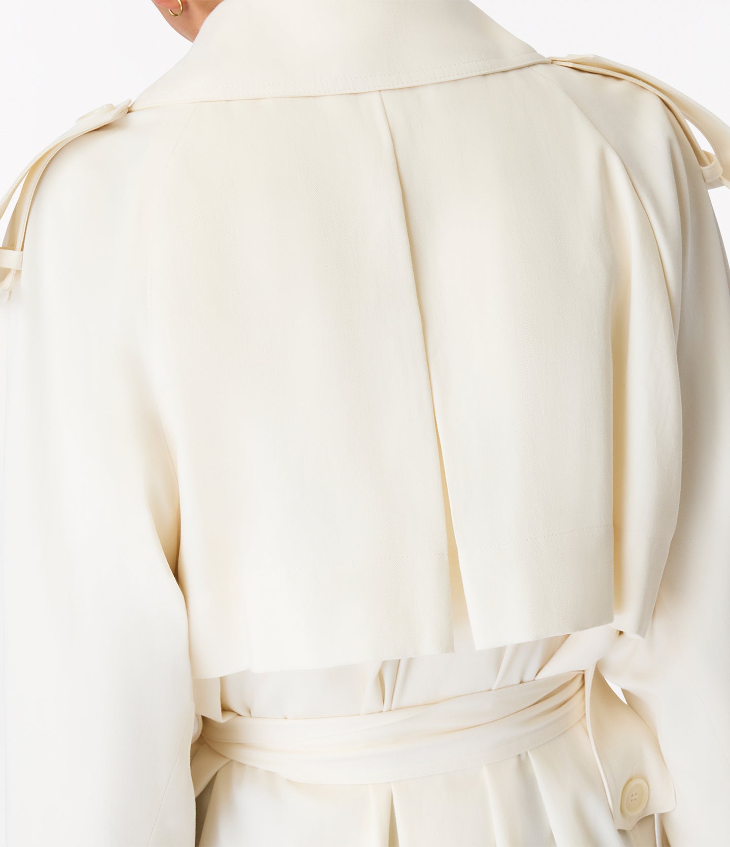 Soft Trench | Off White in off white