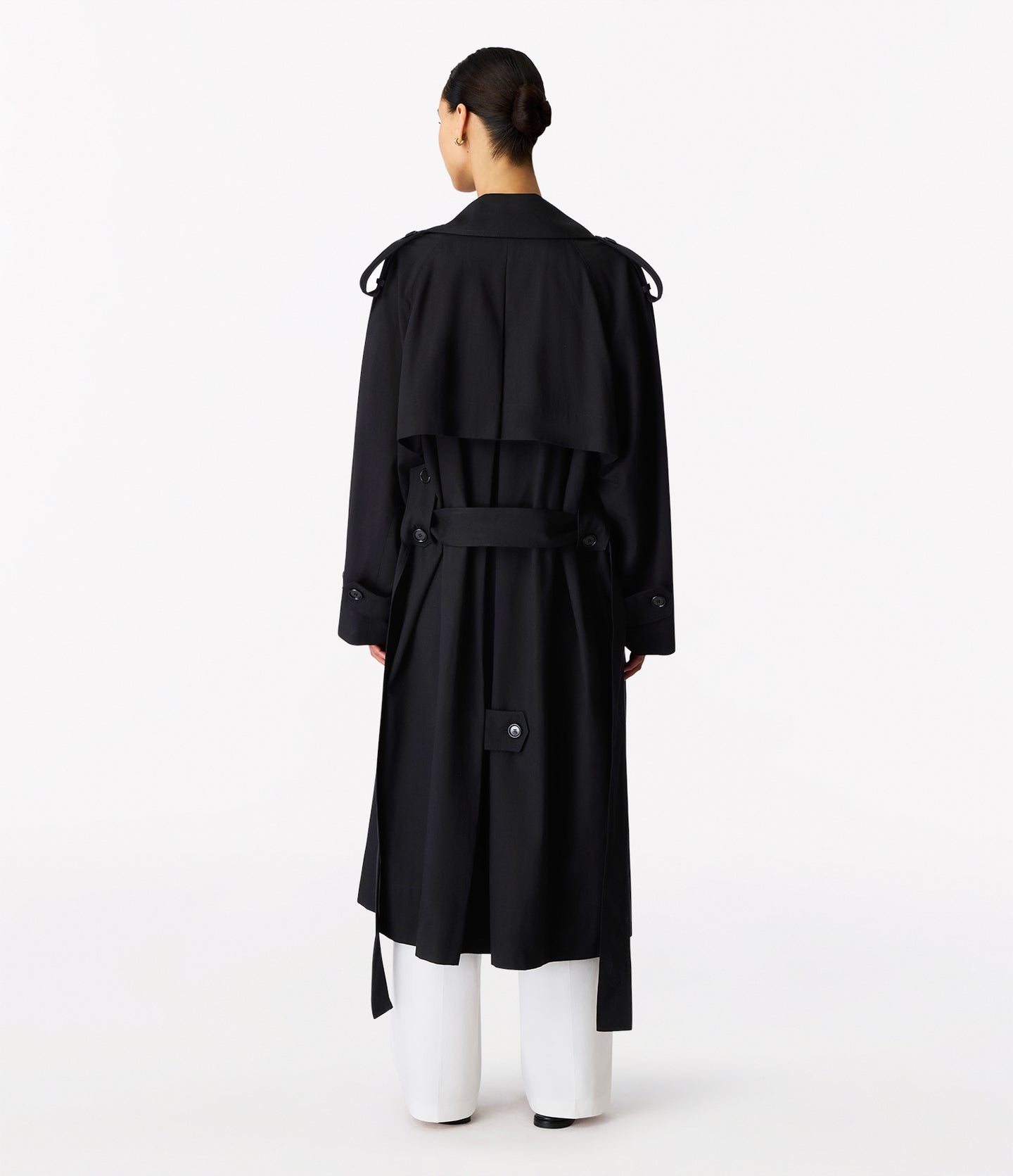 Soft Trench | Black in black