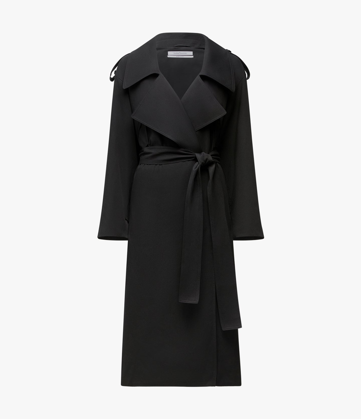 Soft Trench | Black in black