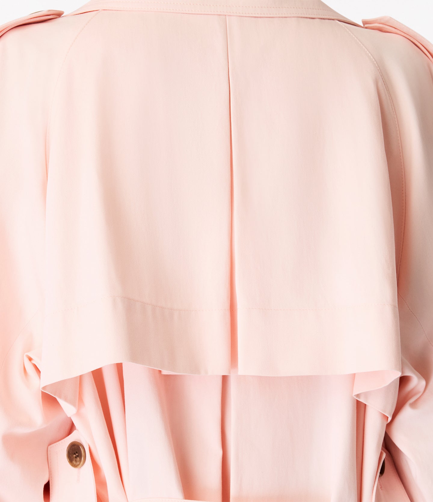 Another Tomorrow Soft Trench in Quartz – Cotton Women's Outerwear