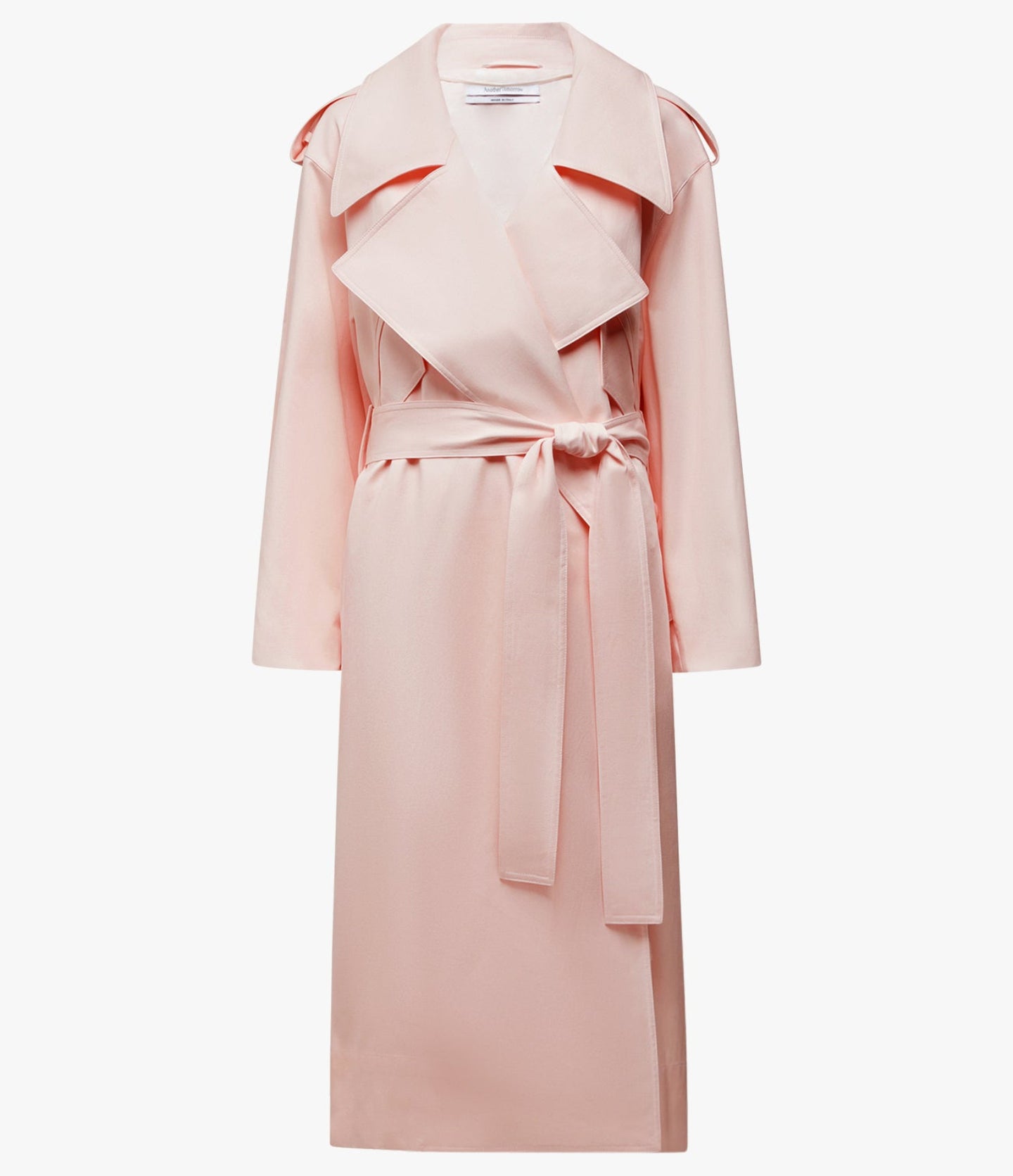 Another Tomorrow Soft Trench in Quartz – Cotton Women's Outerwear