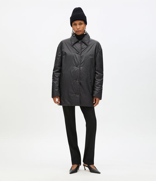 Another Tomorrow Cashmere Beanie in Black – Cashmere