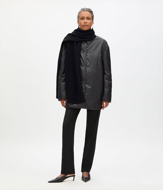 Another Tomorrow Cashmere Shawl Scarf in Black – Cashmere