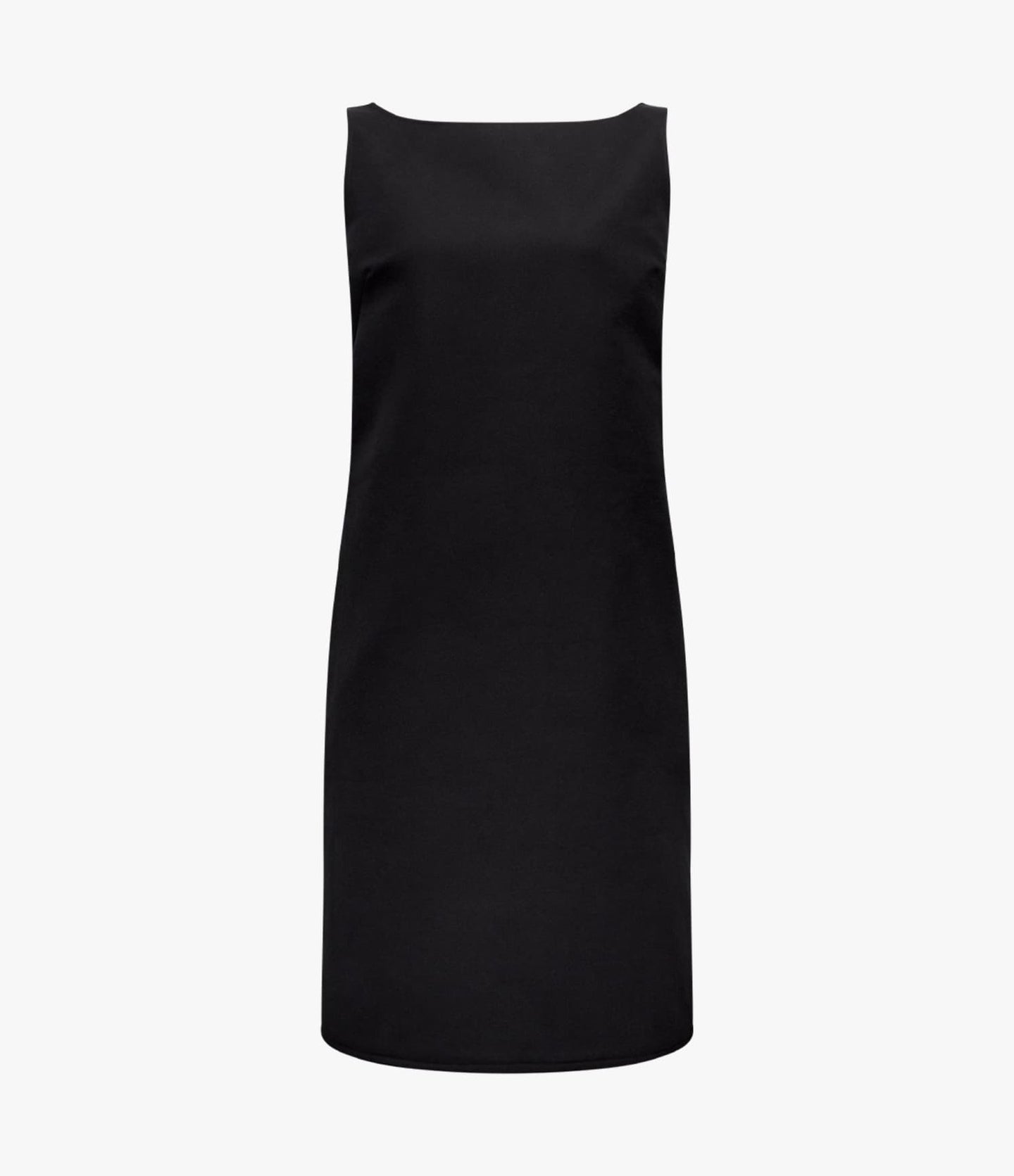 Another Tomorrow Double Face Sheath Dress in Black – Cotton Women's Dress