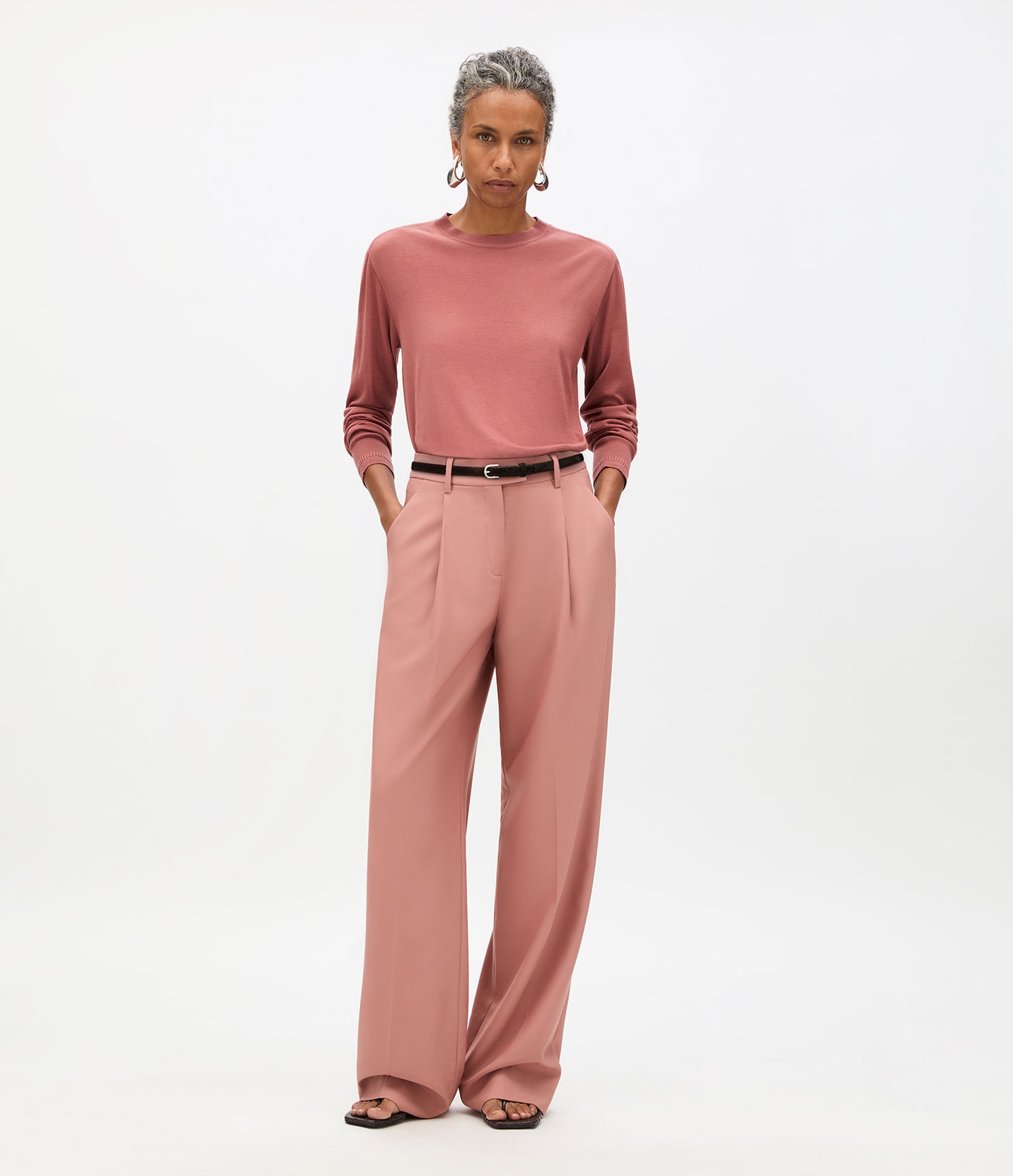 Another Tomorrow Featherweight Crew in Earth – Wool