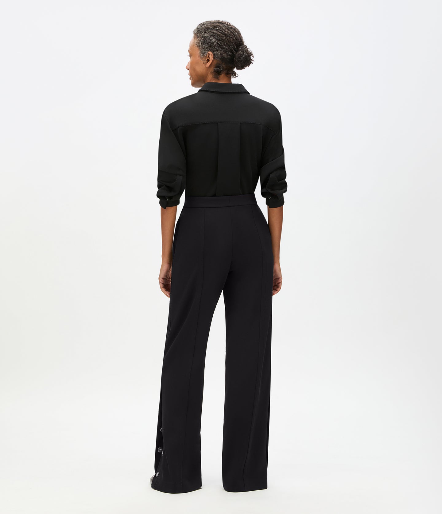 Fluid Jersey Track Pant | Black