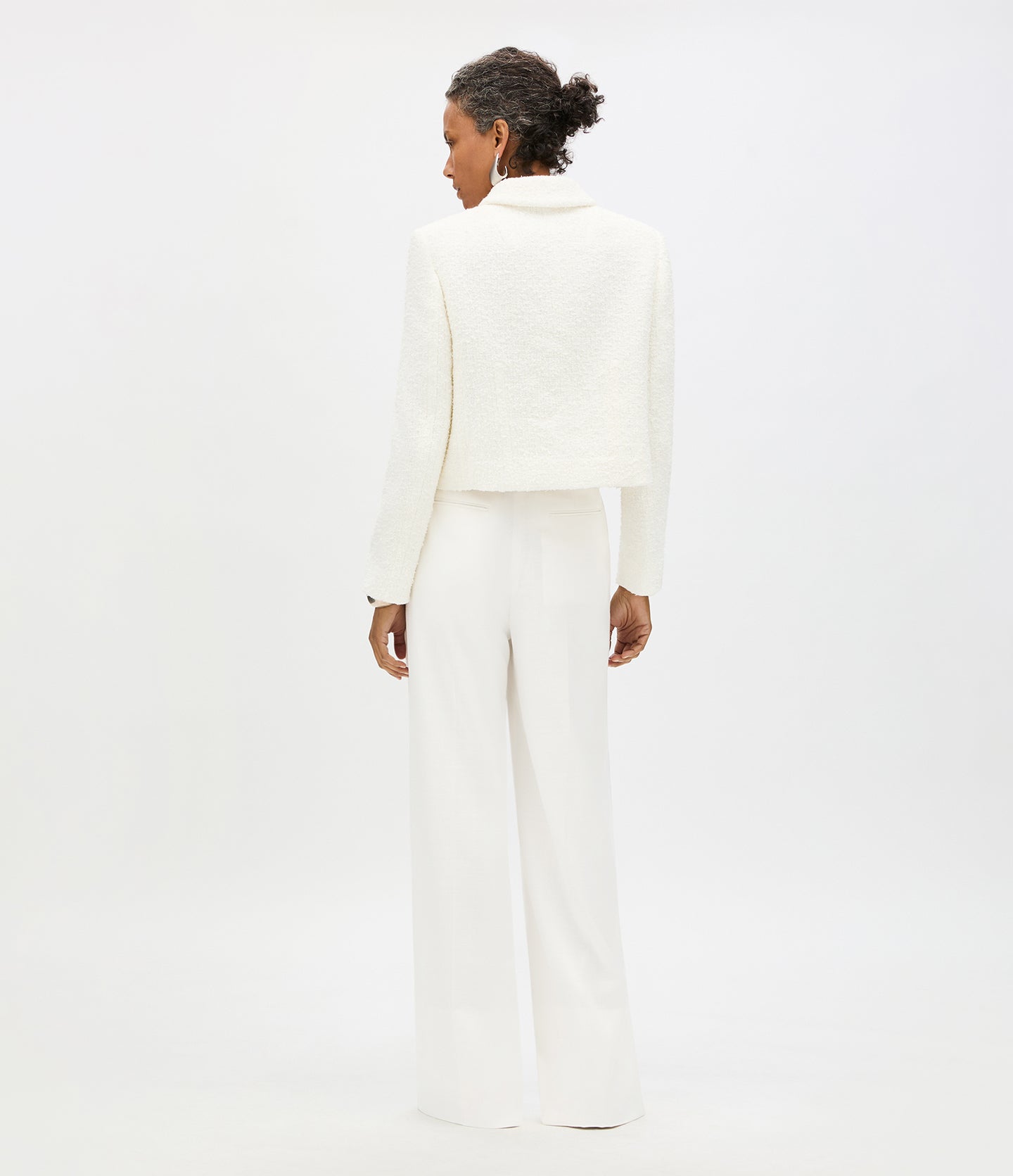 Short Tweed Jacket | Cream