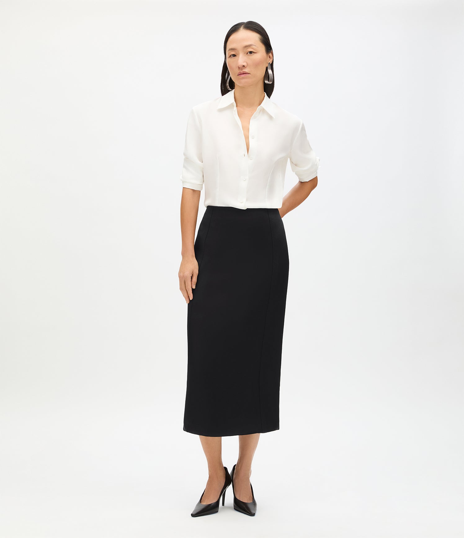 Architectural Skirt | Black – Another Tomorrow