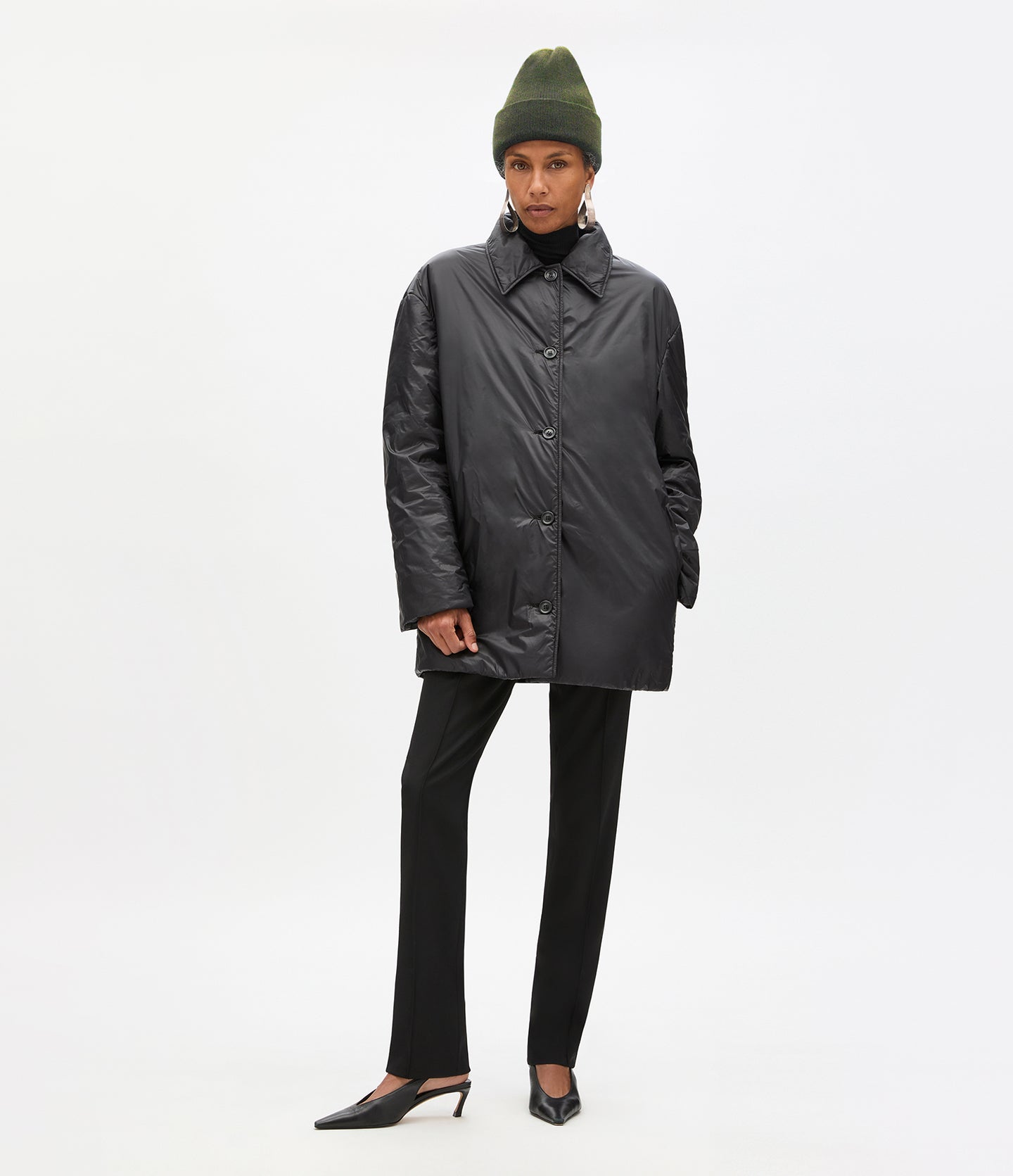 Cashmere Beanie | Moss