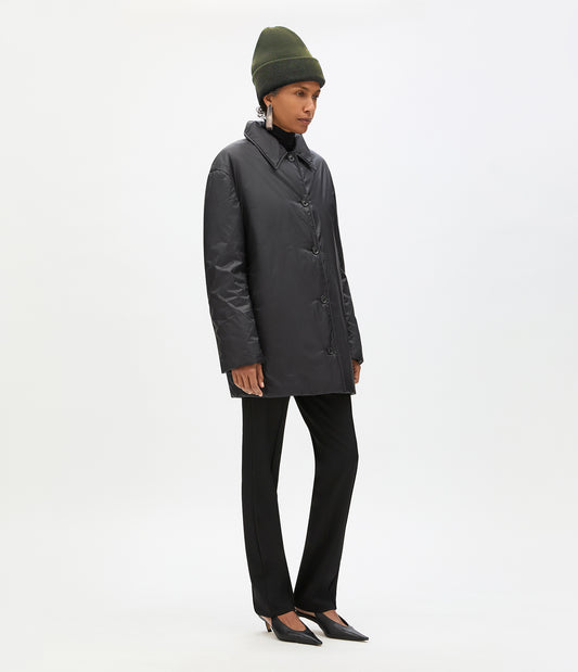 Another Tomorrow Cashmere Beanie in Moss – Cashmere