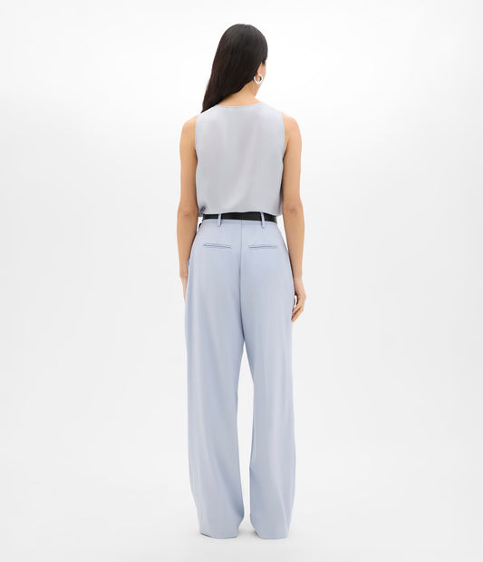 Another Tomorrow Silk Tank in Sky – Silk Women's Top
