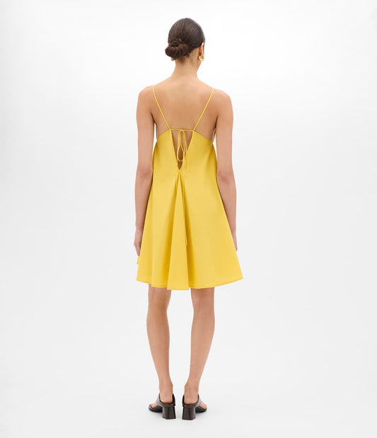 Another Tomorrow Flare Sun Dress in Sun – Cotton Women's Dress