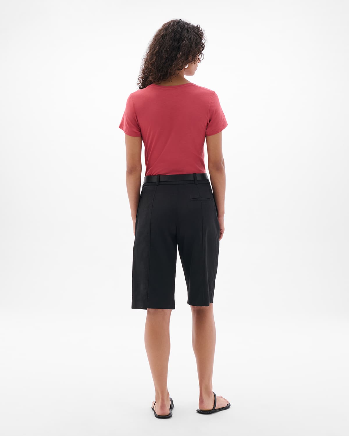 Crew Neck Tee | Rhubarb