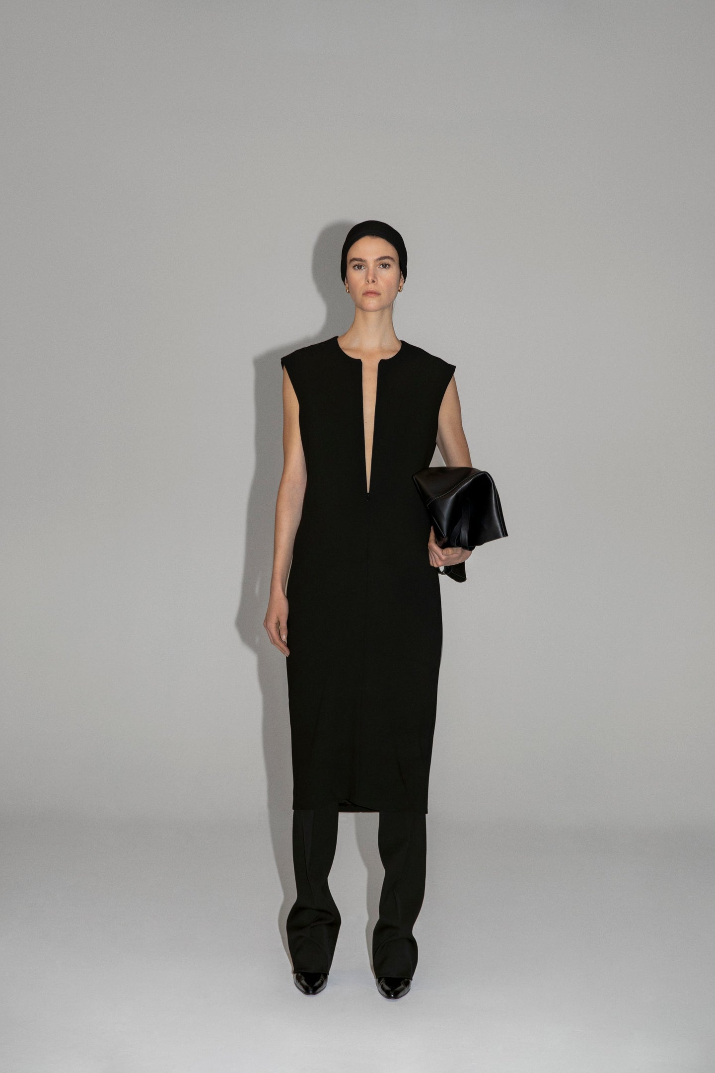 Cape Back Sheath Dress - Resale | Black