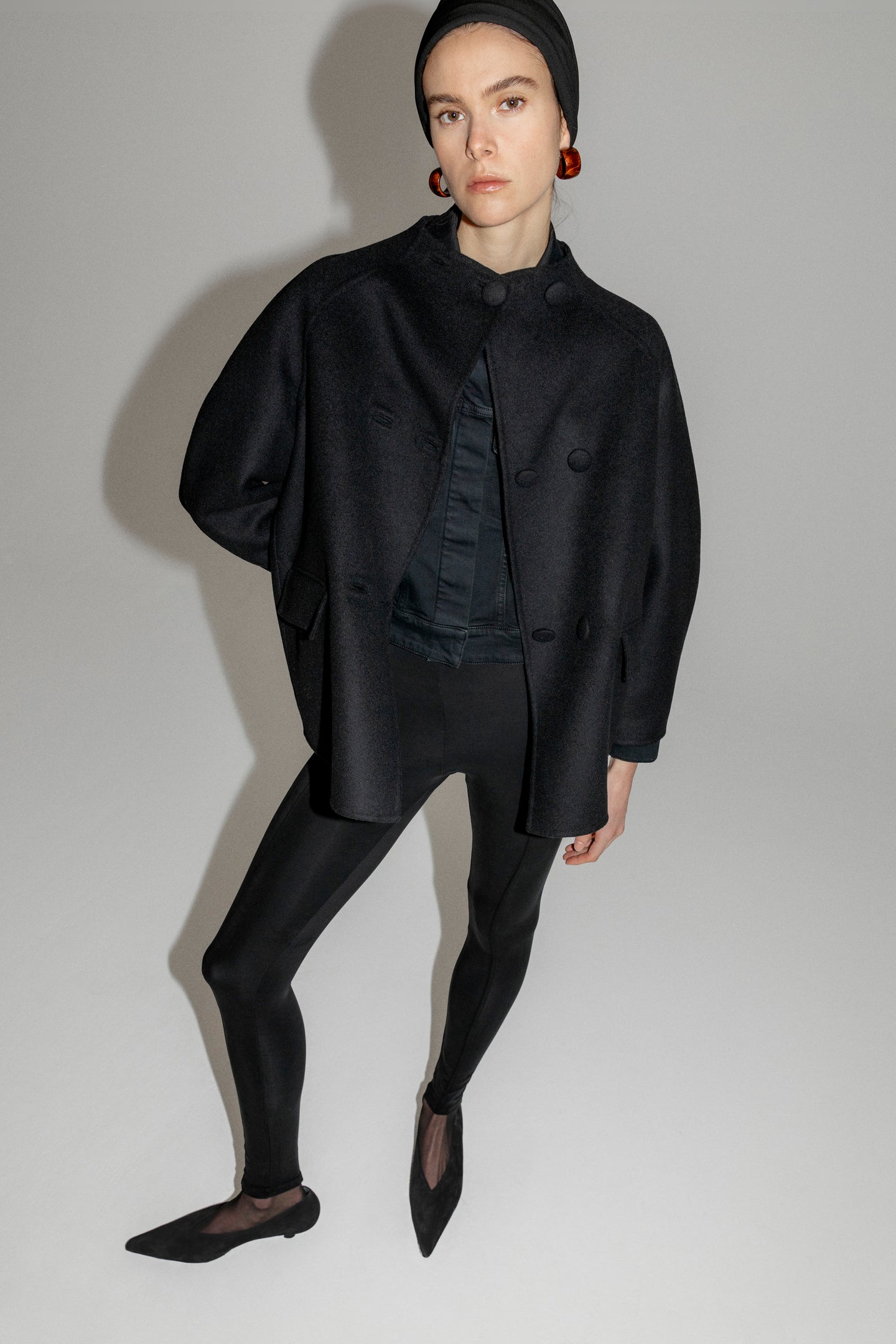 Another Tomorrow Seamed Legging in Black – Jersey Women's Trousers