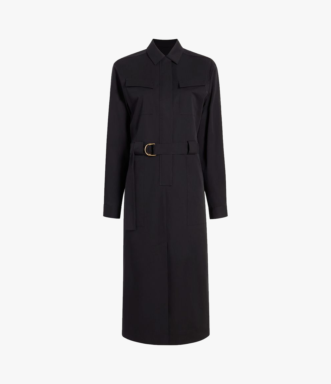 Belted Utility Dress | Black