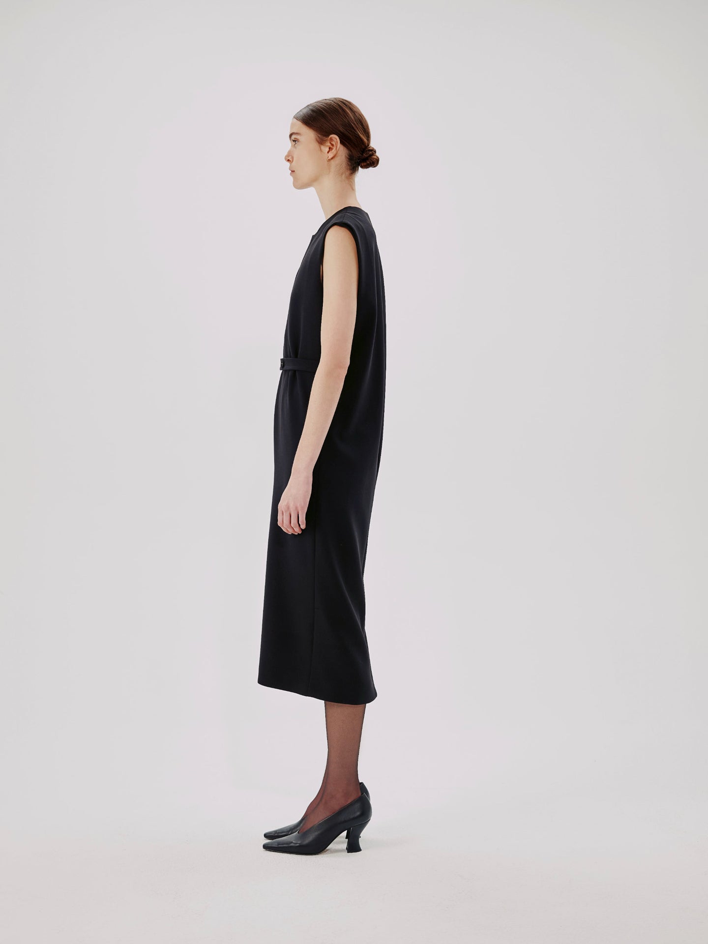 Cape Back Sheath Dress - Resale | Black