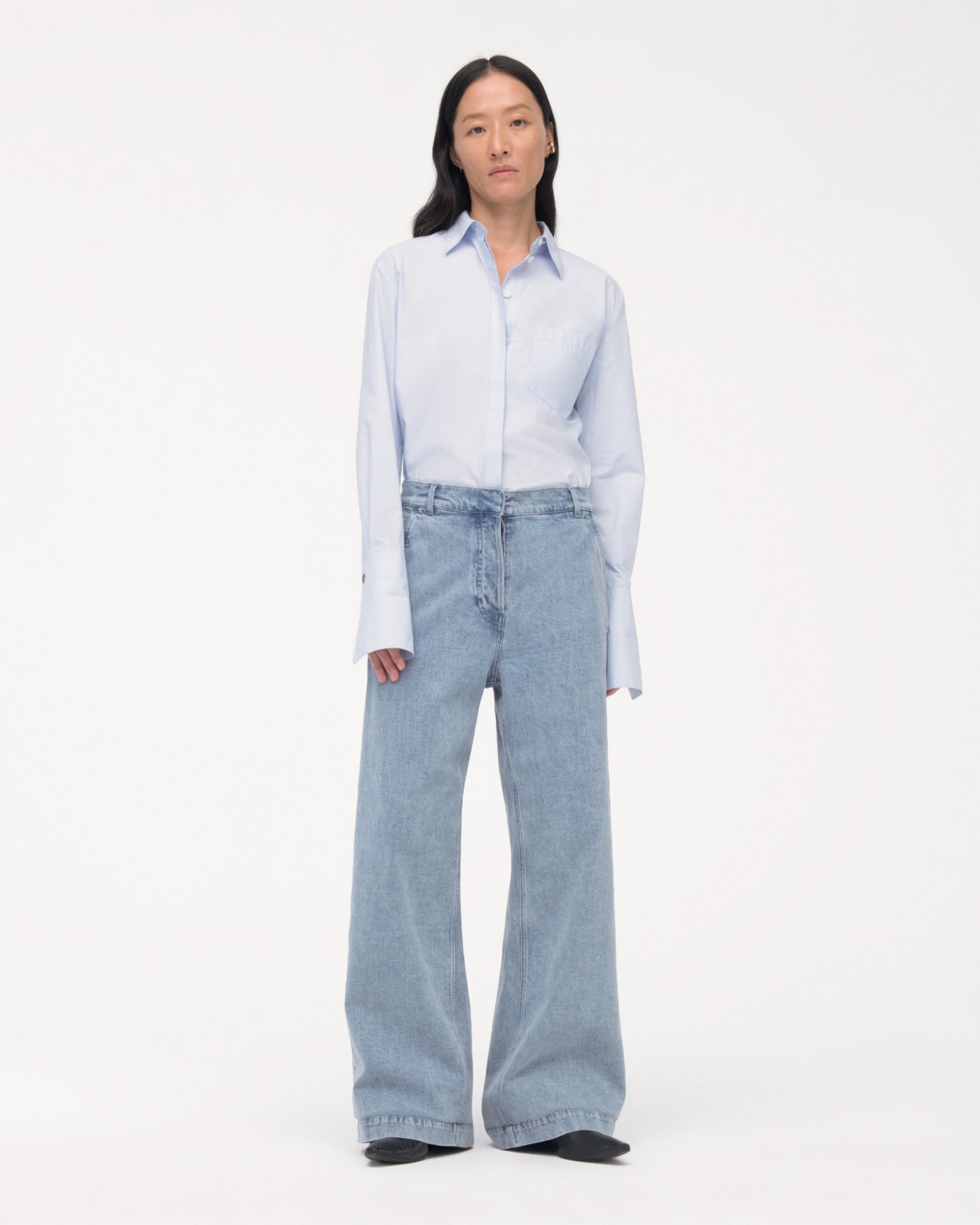 Boyfriend Denim Pant | Light Blue Wash in light blue wash
