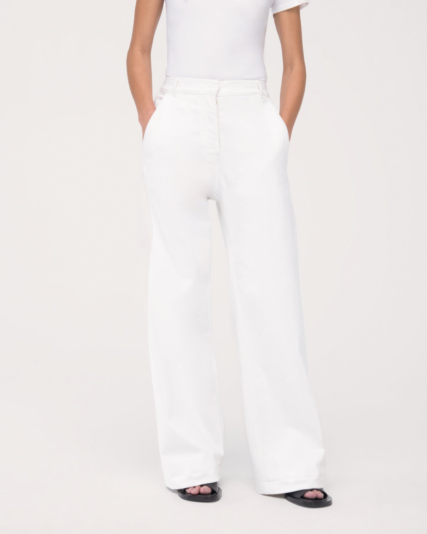 Carpenter Denim Pant | Off White in off white