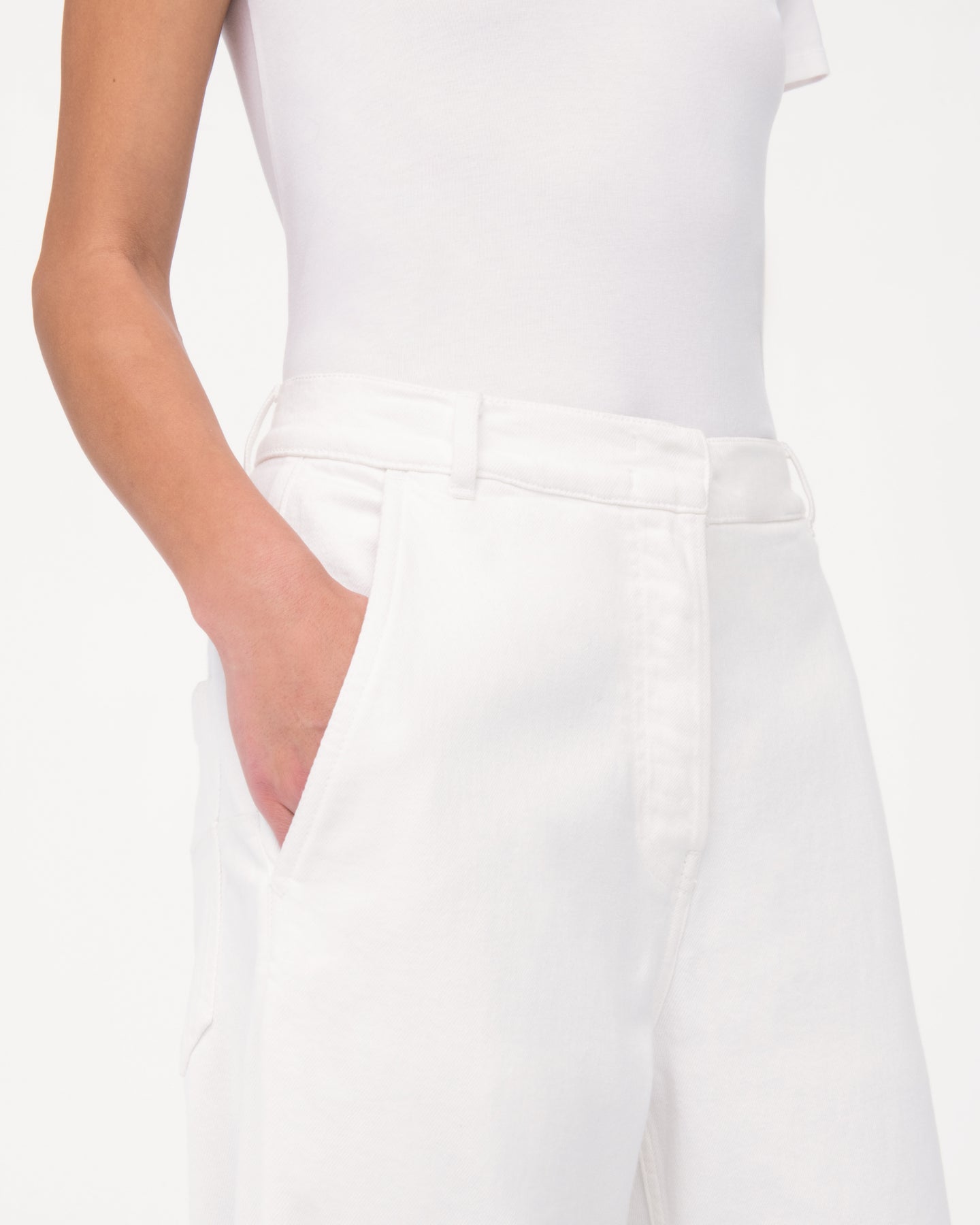 Carpenter Denim Pant | Off White in off white