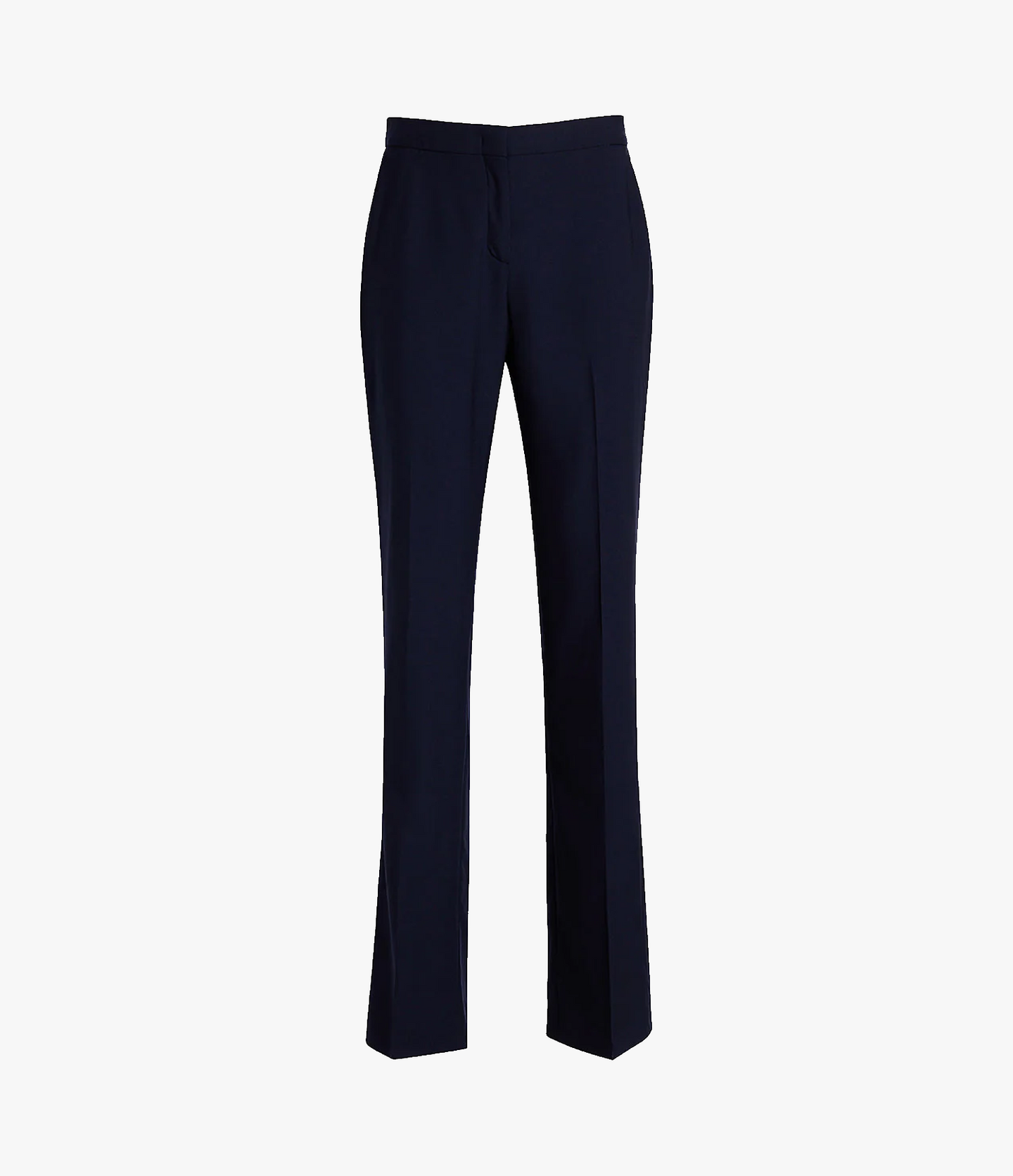 Another Tomorrow The Classic Trouser in Navy – Wool Women's Trousers