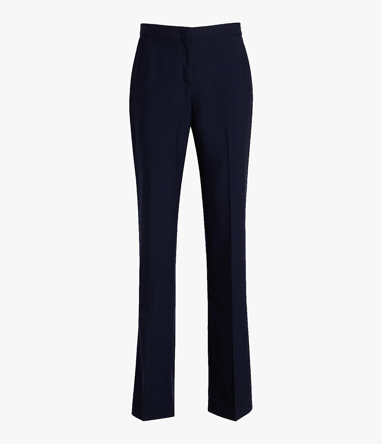 Another Tomorrow The Classic Trouser in Navy – Wool Women's Trousers