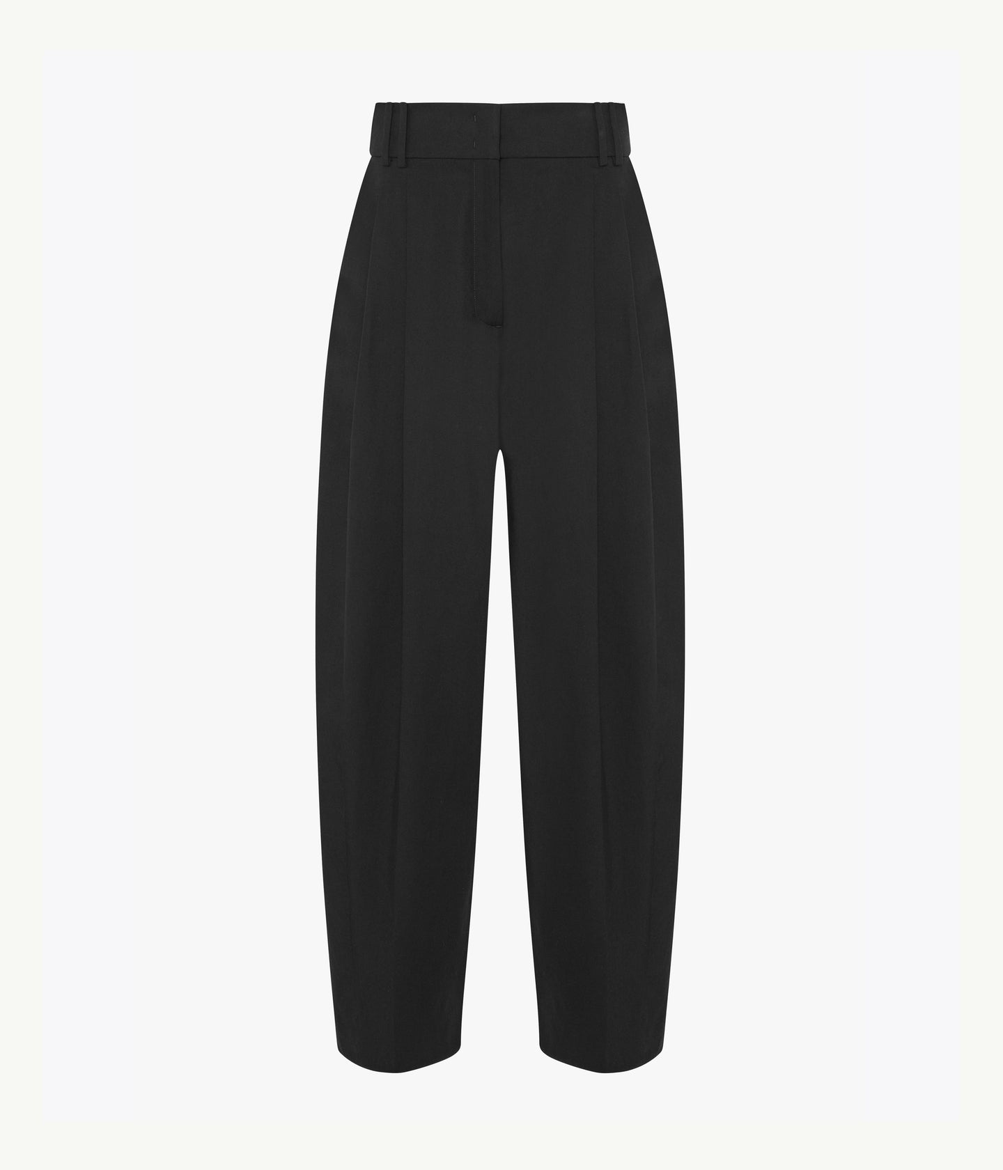 Cropped Tapered Trouser | Black