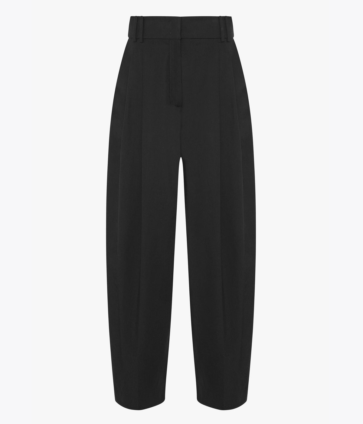 Cropped Tapered Trouser | Black