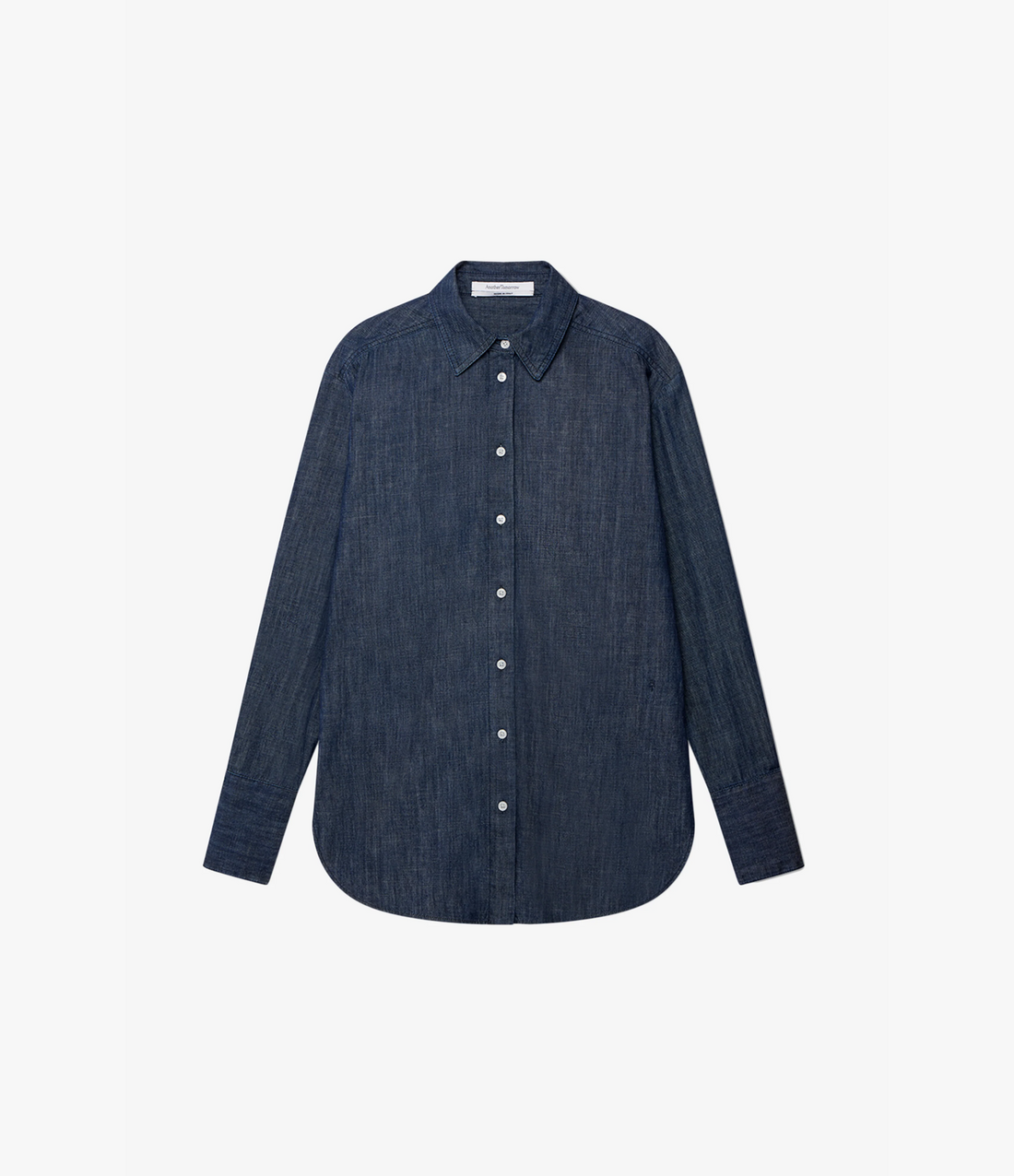 Chambray Shirt | Dark Blue image 7