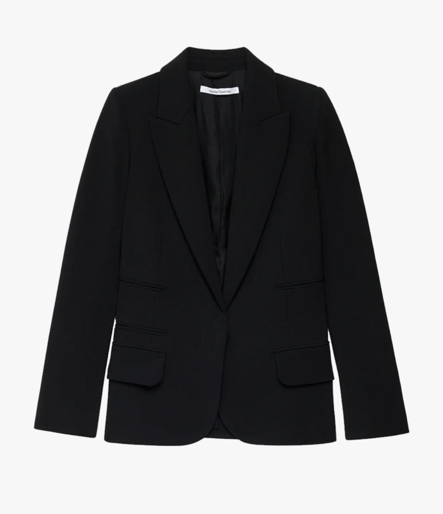 Another Tomorrow Doppio Jacket in Black – Wool Women's Jacket