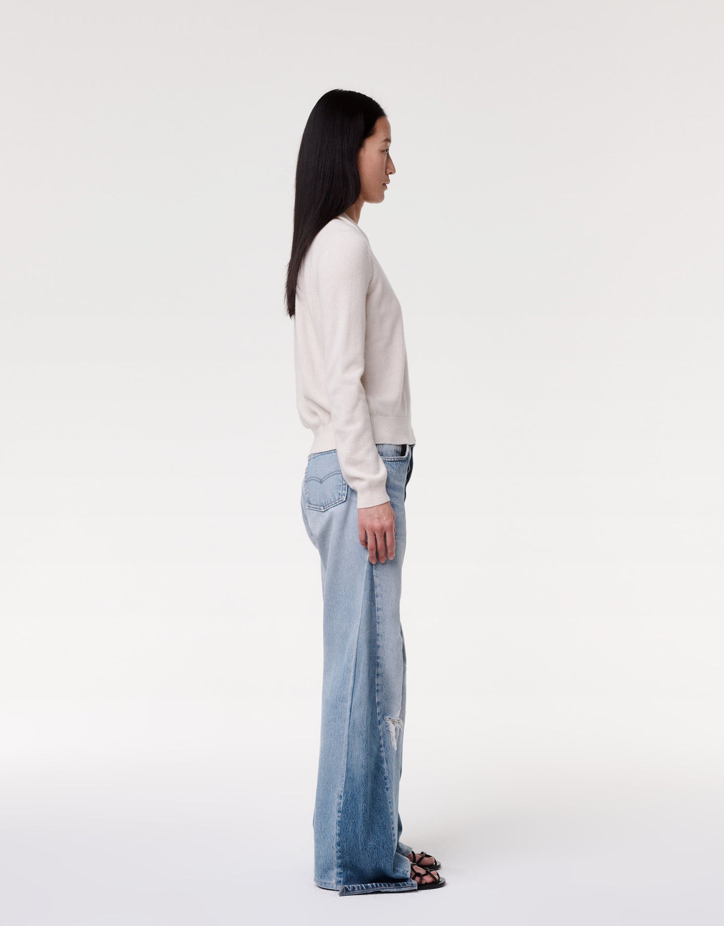 Cashmere Draped Neck Sweater - Resale | Off White