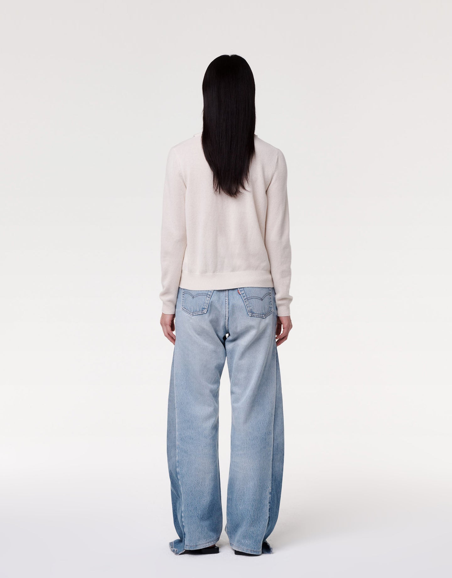 Cashmere Draped Neck Sweater - Resale | Off White