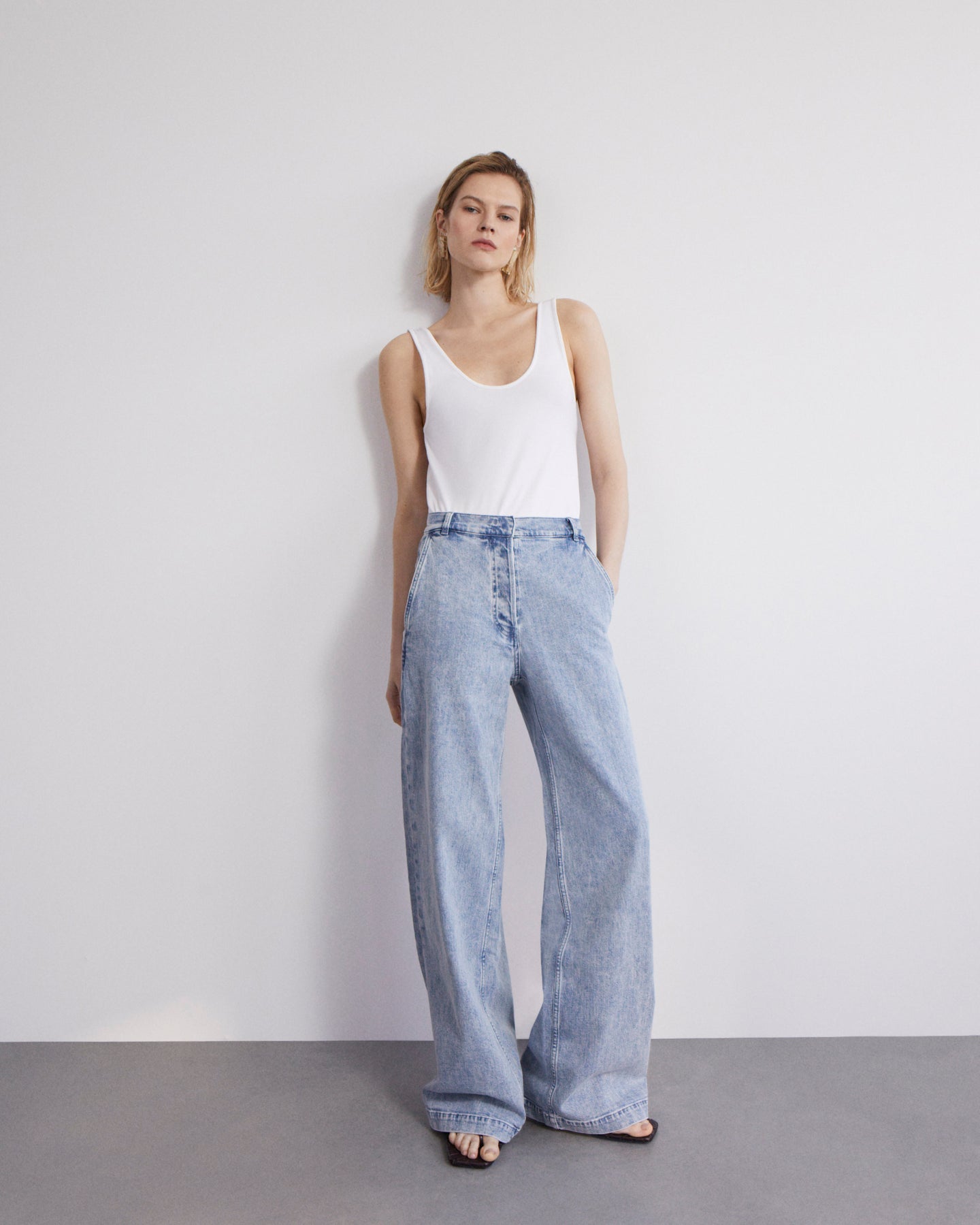 Boyfriend Denim Pant | Light Blue Wash in light blue wash