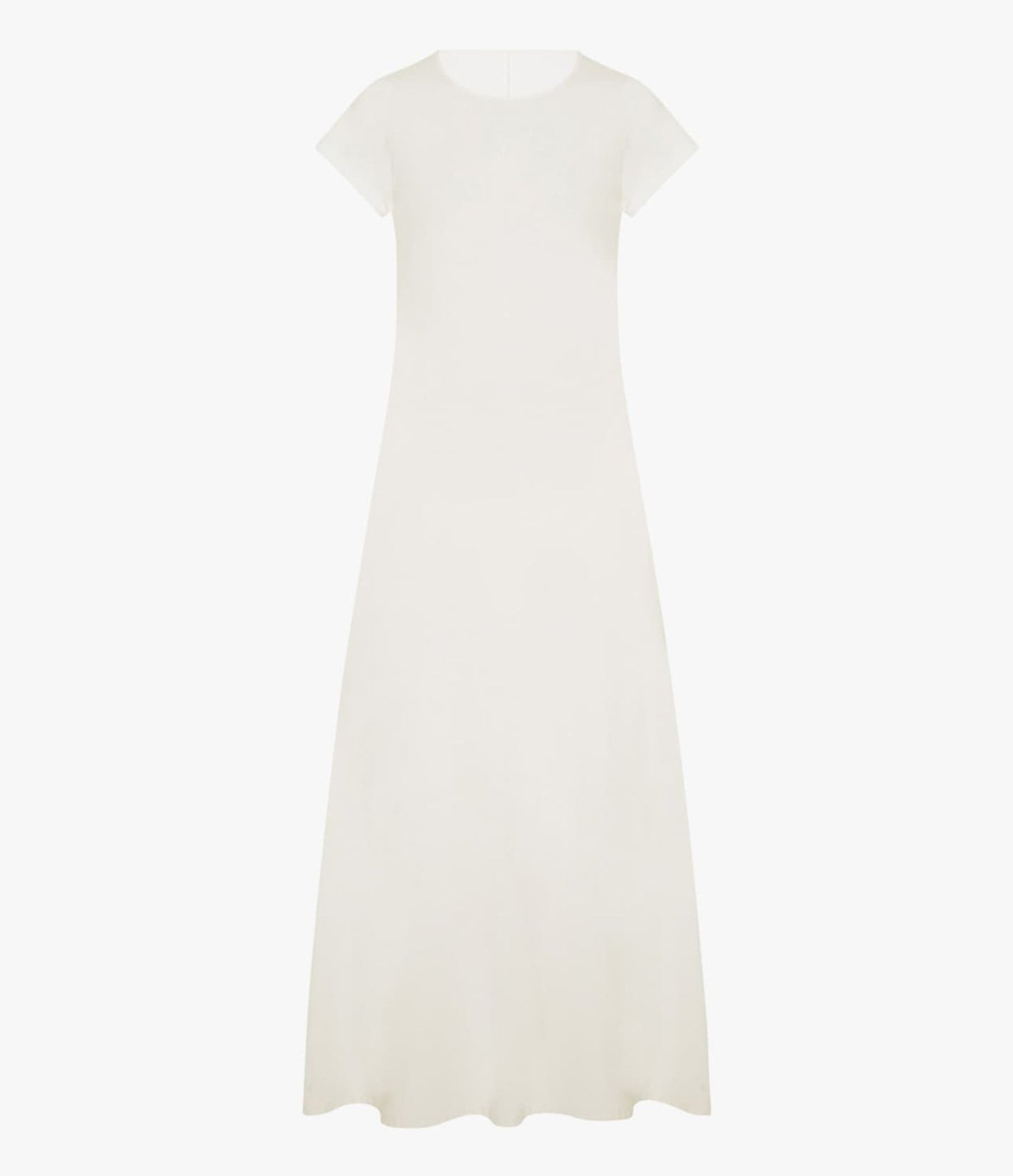 Fitted Tee Dress | White