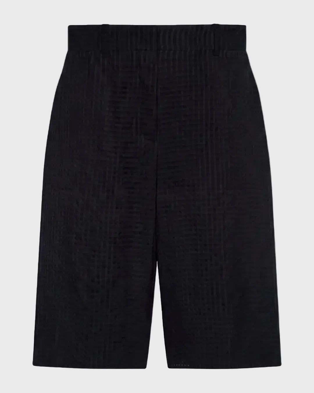Gingham Bermuda Short | Black